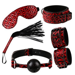 Generique Kit SM Diamond Lines Red - 5 pièces